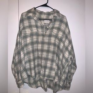 American Eagle Super Soft Flannel Pullover